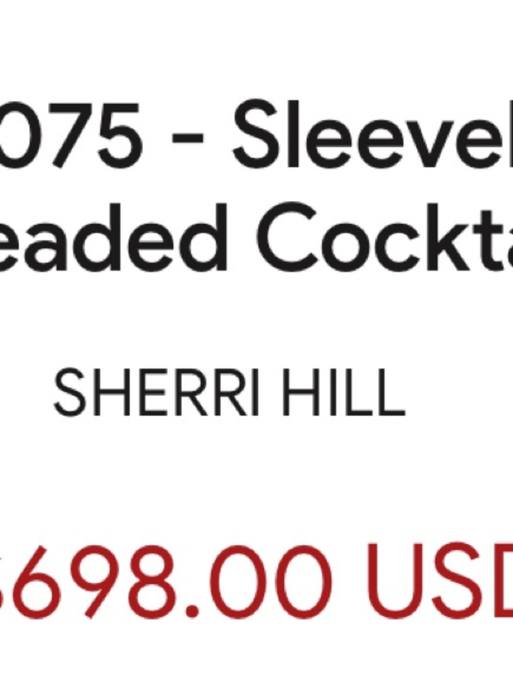 Sherri Hill White Mini Dress with Turquoise & Gold Butterfly Bodice - Picture 11 of 12